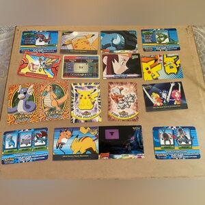 Older not likely seen much Topps Pokemon Trading Cards Collection